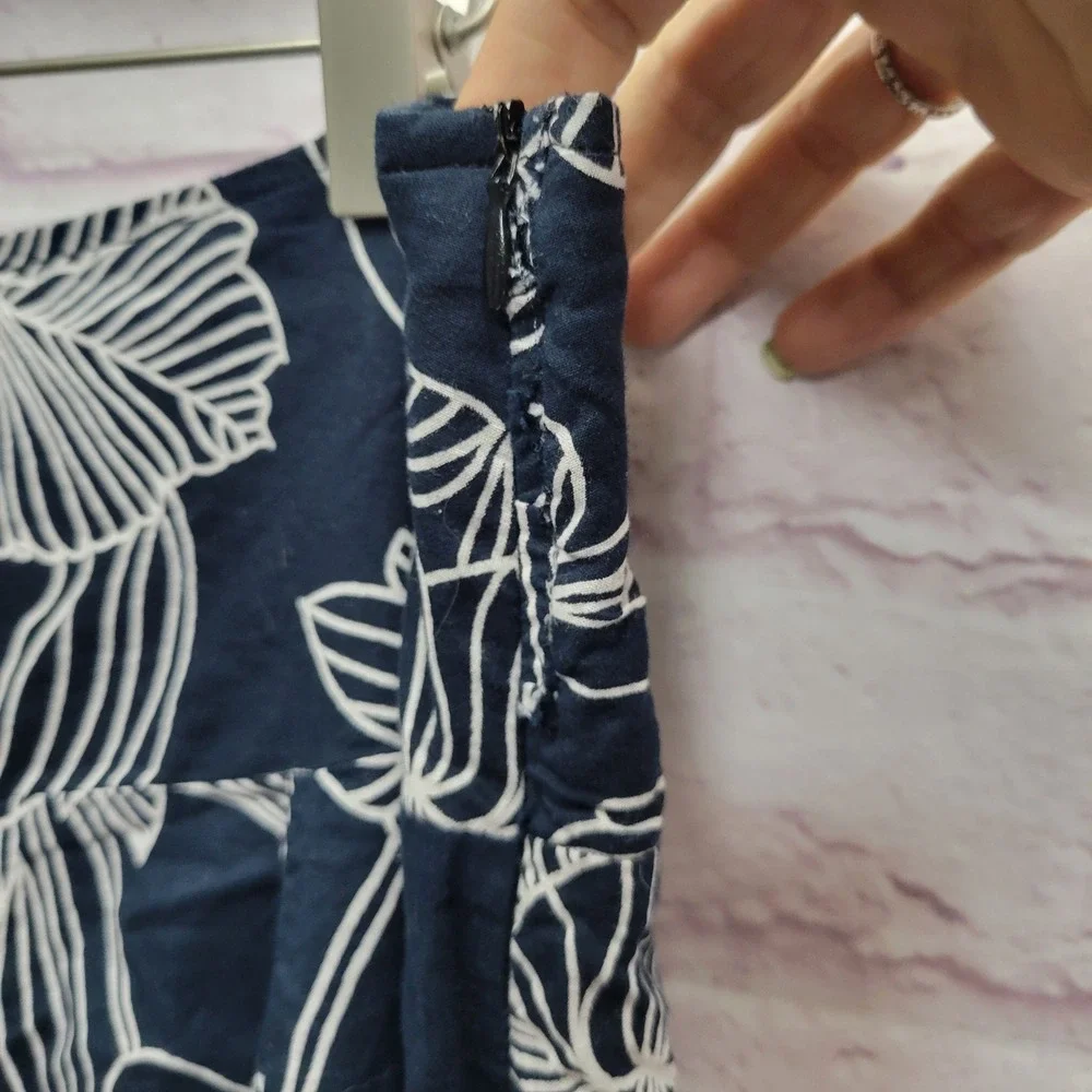 Dizzy Lizzy Floral A-Line Skirt Sz L Flowy High Waist Y2K Boho Coastal‎ Coquette